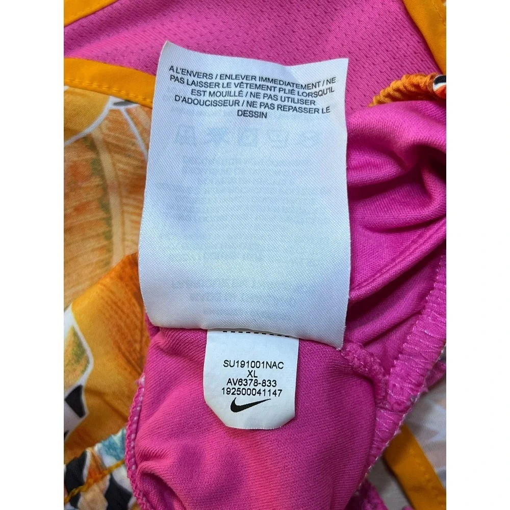 Nike Dri-Fit‎ Size XL Girls Tempo Shorts Athletic Running Pink Orange Lined